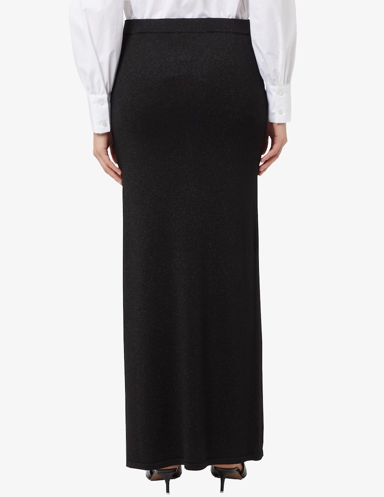 Rinascente Collection Pink Label Gonna maxi in lurex con spacco - immagine 3 Rinascente Collection Pink Label Gonna maxi in lurex con spacco - immagine 3