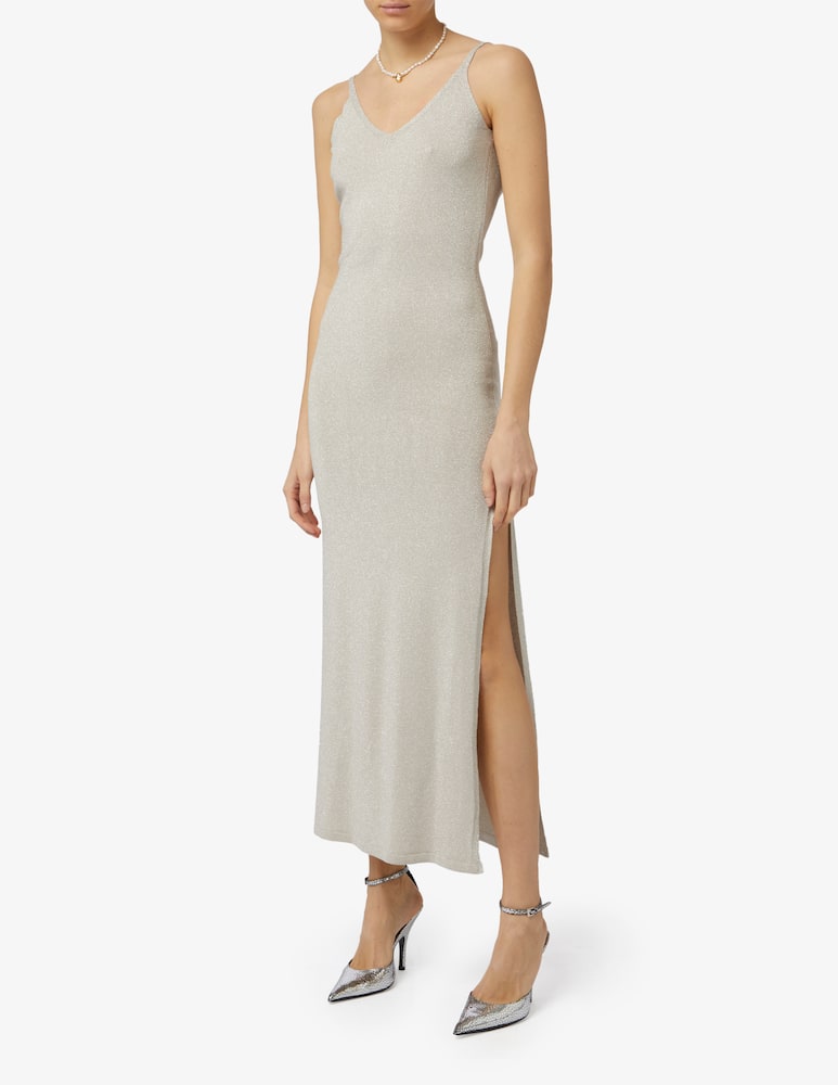 rinascente Rinascente Collection Pink Label Lurex maxi dress