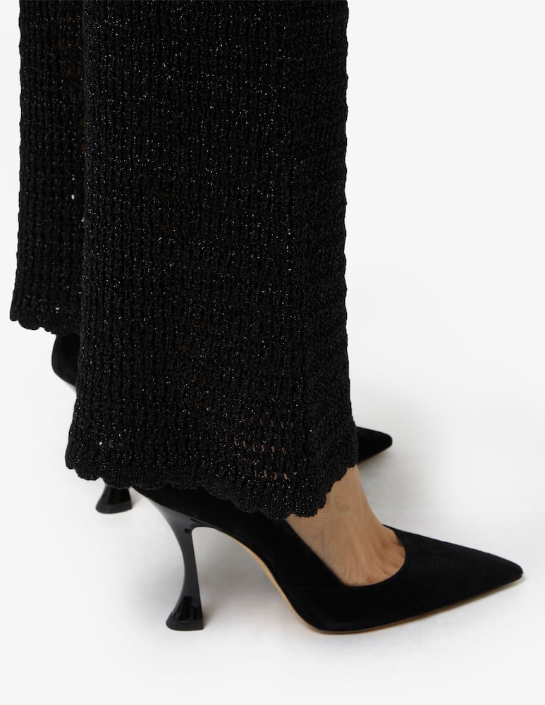 rinascente Rinascente Collection Pink Label Pantaloni in viscosa Lurex