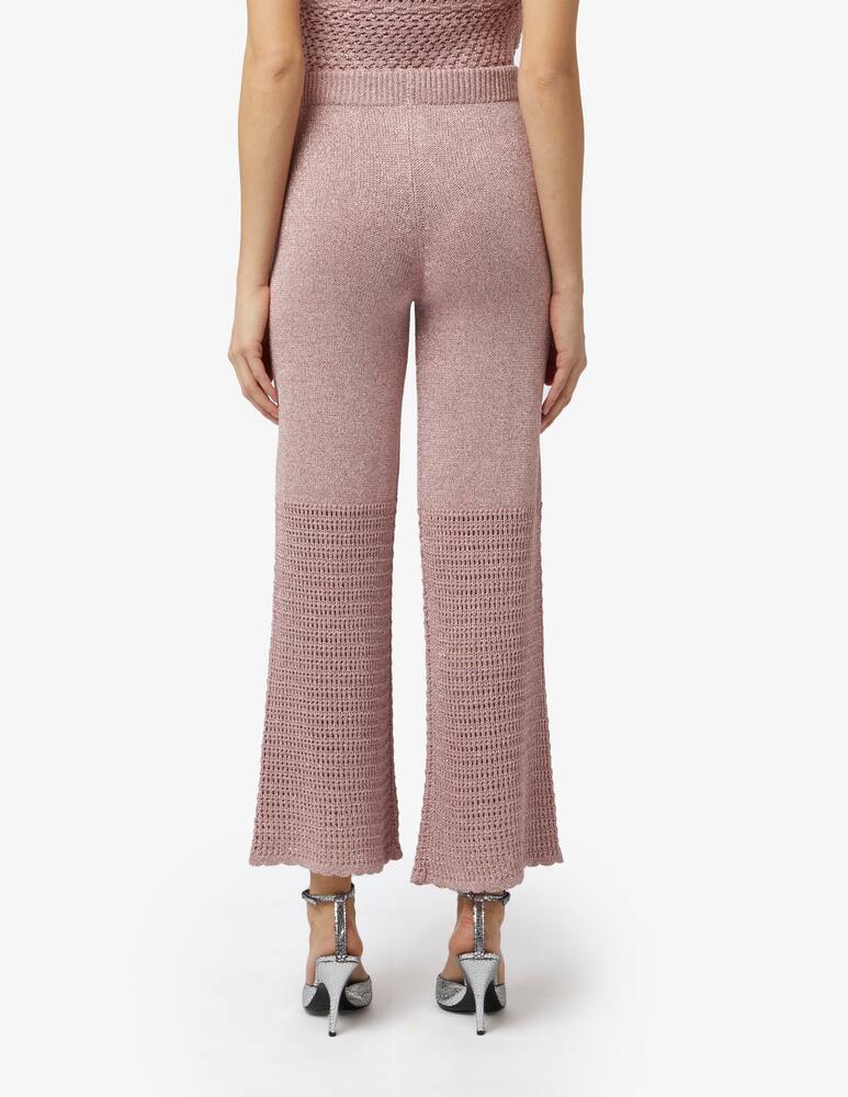 Rinascente Collection Pink Label Pantaloni lurex in viscosa - immagine 3 Rinascente Collection Pink Label Pantaloni lurex in viscosa - immagine 3