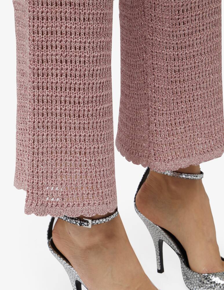 rinascente Rinascente Collection Pink Label Pantaloni lurex in viscosa