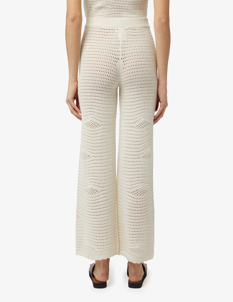 Rinascente Collection Pink Label Pantaloni crochet con elastico - immagine 3 Rinascente Collection Pink Label Pantaloni crochet con elastico - immagine 3