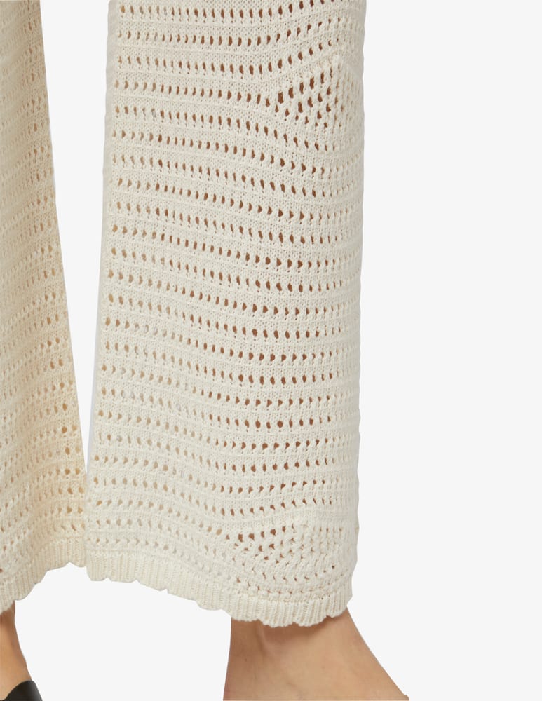Rinascente Collection Pink Label Pantaloni crochet con elastico - immagine 4 Rinascente Collection Pink Label Pantaloni crochet con elastico - immagine 4