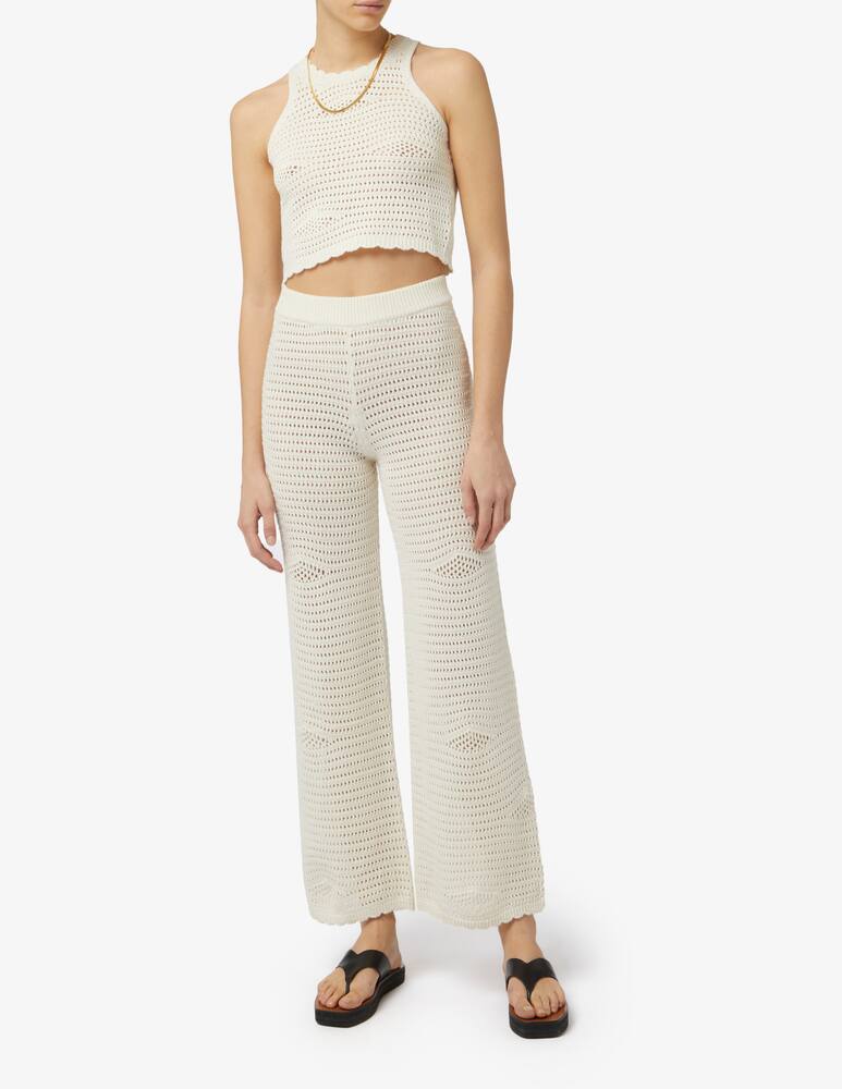 rinascente Rinascente Collection Pink Label Cotton blend crochet top