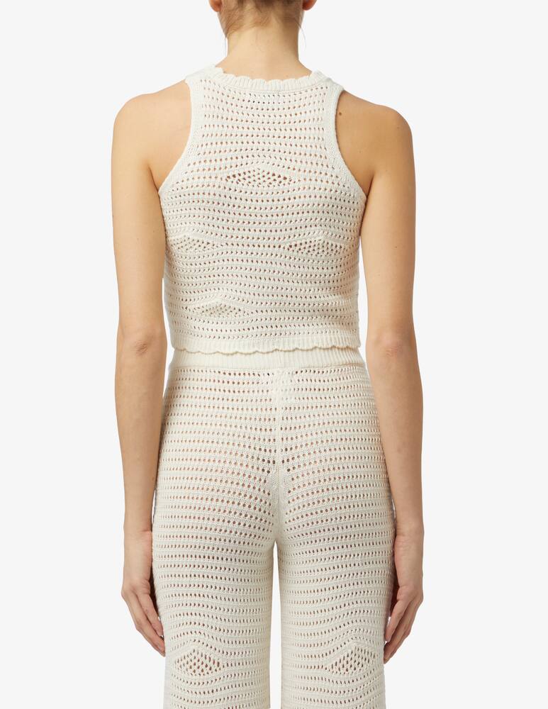 rinascente Rinascente Collection Pink Label Cotton blend crochet top