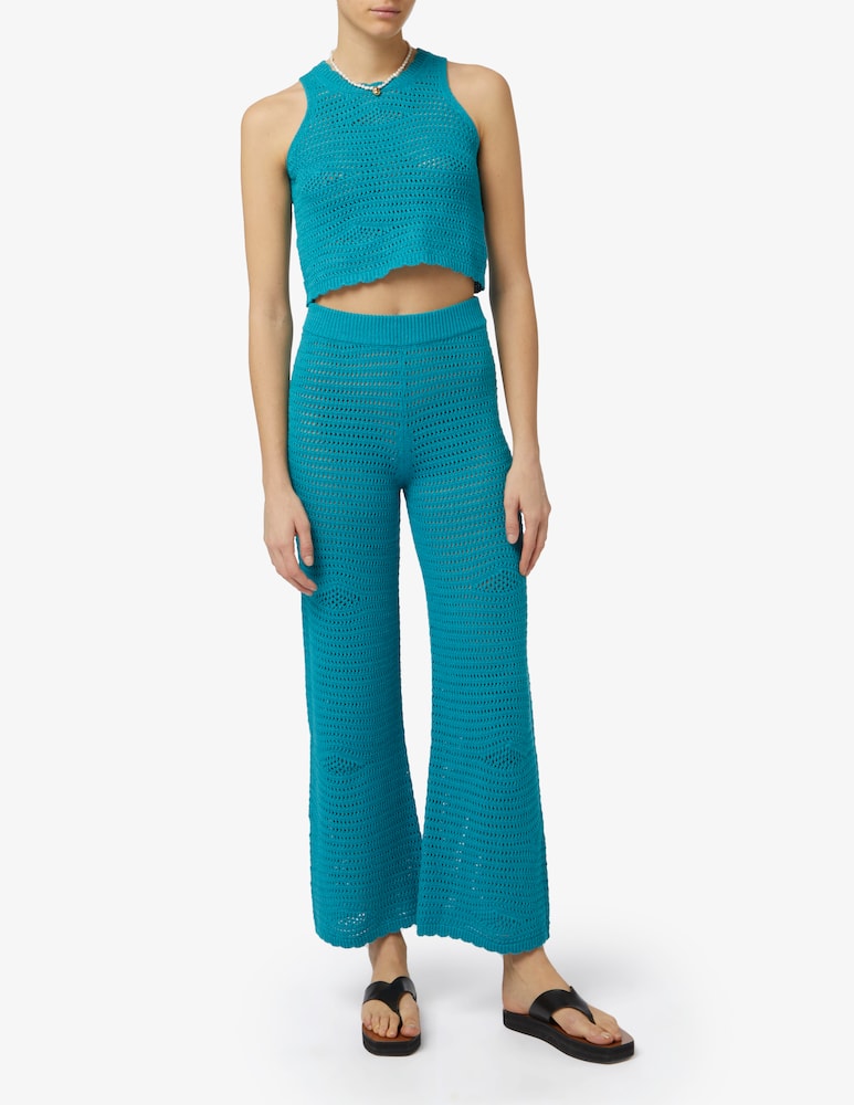 rinascente Rinascente Collection Pink Label Pantaloni crochet con elastico