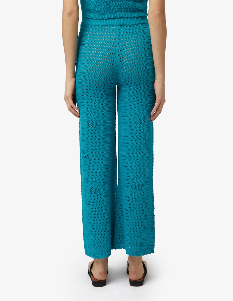 Rinascente Collection Pink Label Pantaloni crochet con elastico - immagine 3 Rinascente Collection Pink Label Pantaloni crochet con elastico - immagine 3