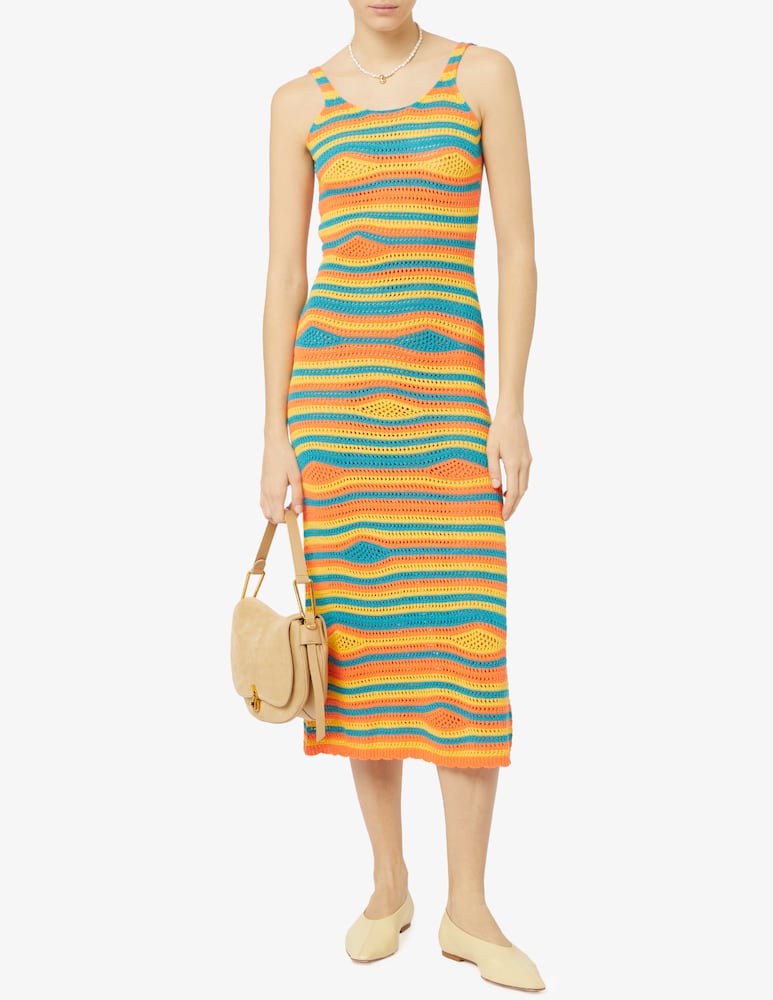 rinascente Rinascente Collection Pink Label Abito lungo in crochet