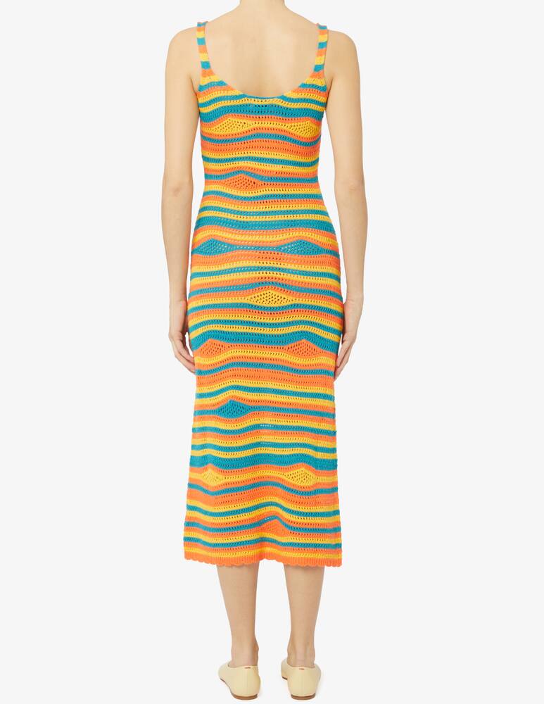 rinascente Rinascente Collection Pink Label Abito lungo in crochet