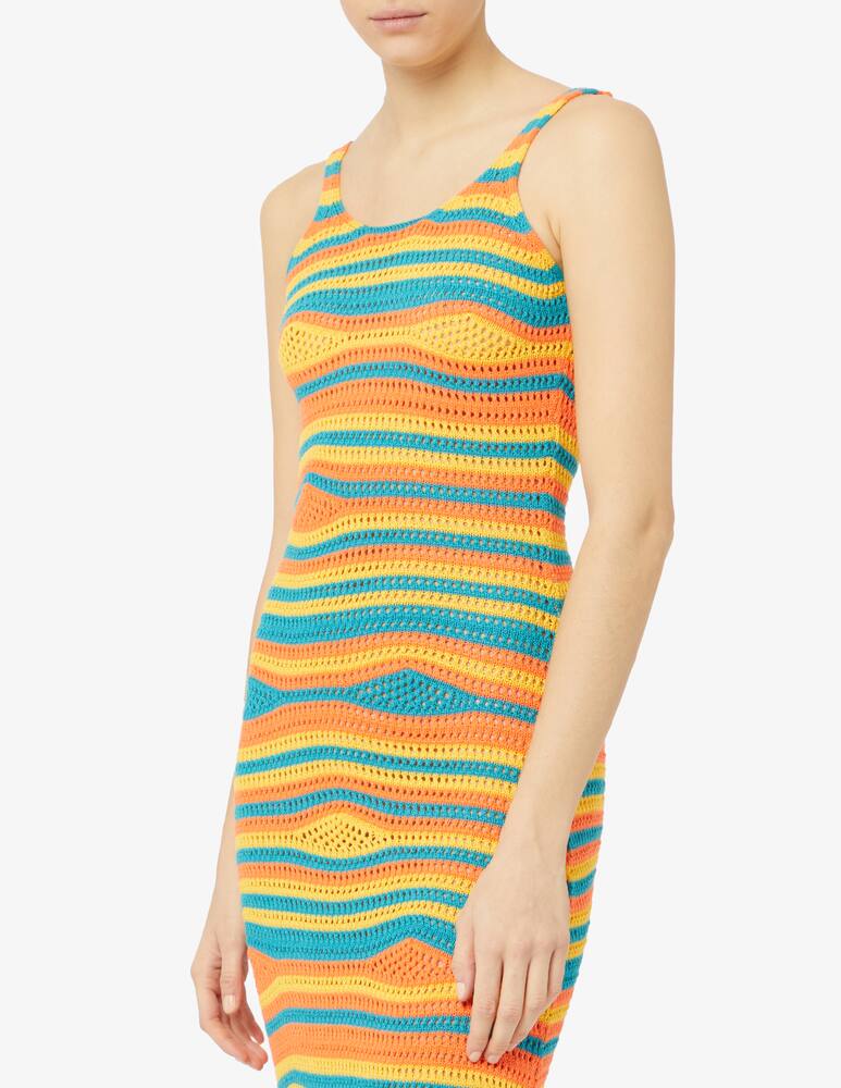 rinascente Rinascente Collection Pink Label Abito lungo in crochet