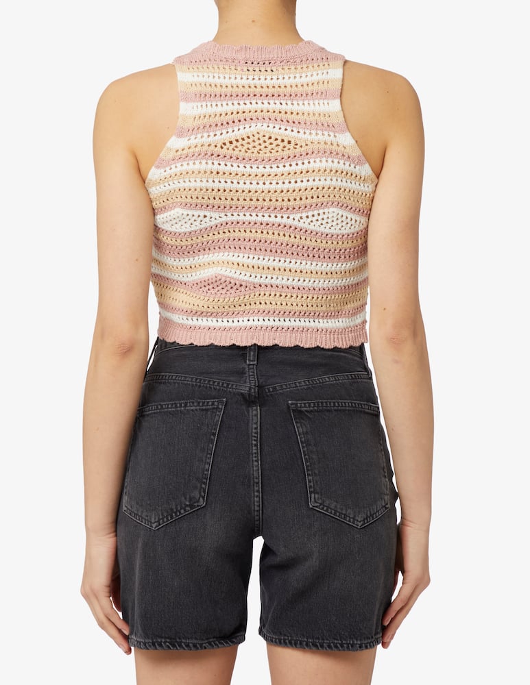 Rinascente Collection Pink Label Top crochet in misto cotone - immagine 3 Rinascente Collection Pink Label Top crochet in misto cotone - immagine 3