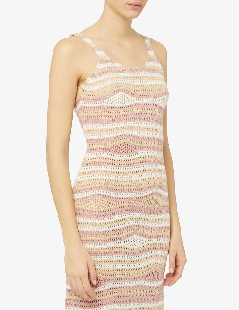 rinascente Rinascente Collection Pink Label Abito lungo in crochet