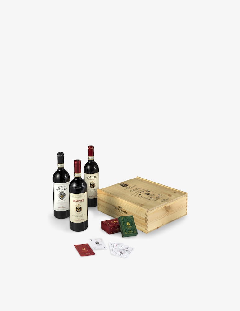 Frescobaldi Gift Box Le Carte Da Gioco 3 Bottiglie - picture 1 Frescobaldi Gift Box Le Carte Da Gioco 3 Bottiglie - picture 1