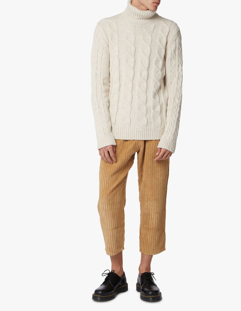 rinascente Family First Braided turtleneck jumper