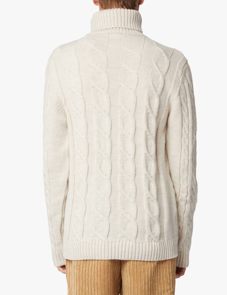 rinascente Family First Braided turtleneck jumper