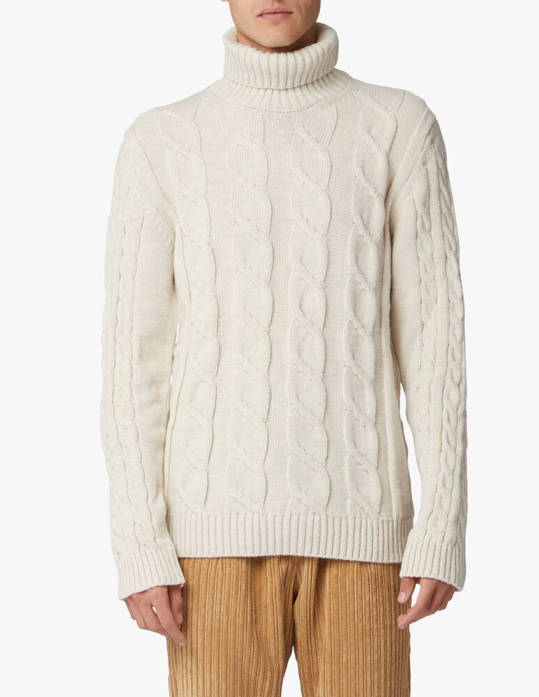 rinascente Family First Braided turtleneck jumper