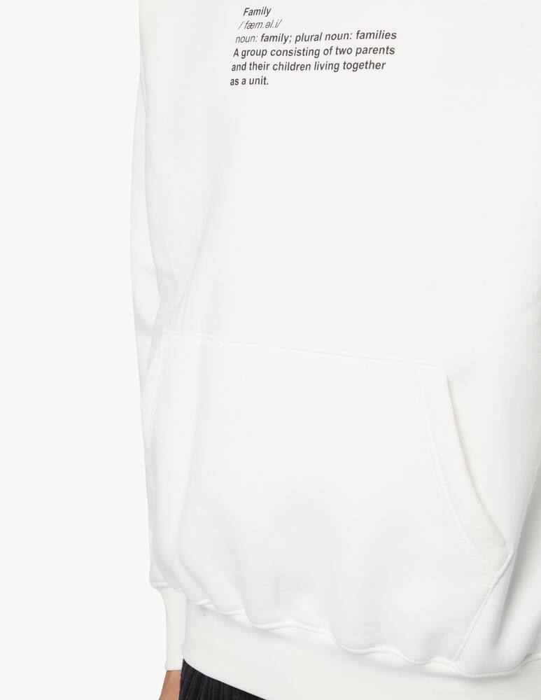 rinascente Family First Hoodie alphabet