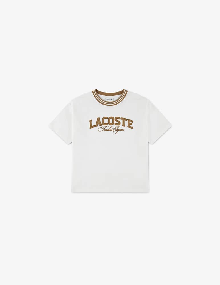 rinascente Lacoste Embroidered t-shirt