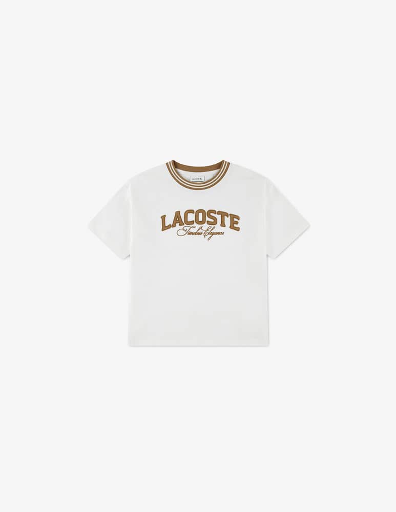 rinascente Lacoste Embroidered t-shirt