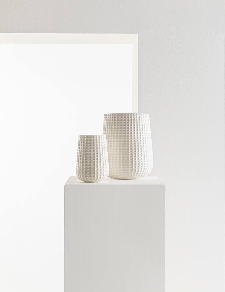 rinascente Cappellini Trace Vaso - Bianco