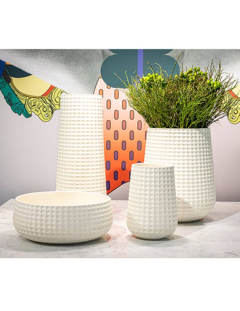 rinascente Cappellini Trace Vaso - Bianco