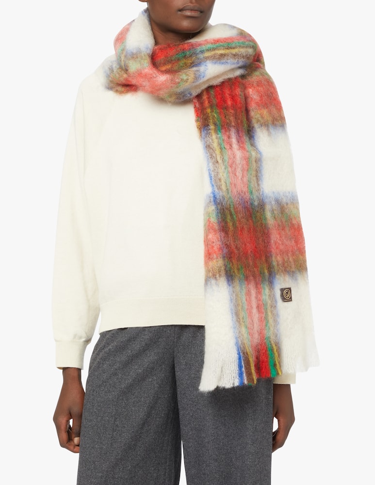 rinascente Mantas Ezcaray Scarf Ref 19b Mohair Tartan
