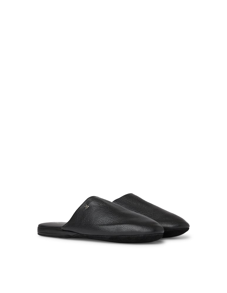rinascente Moreschi Pantofole chiuse in pelle di vitello - nero