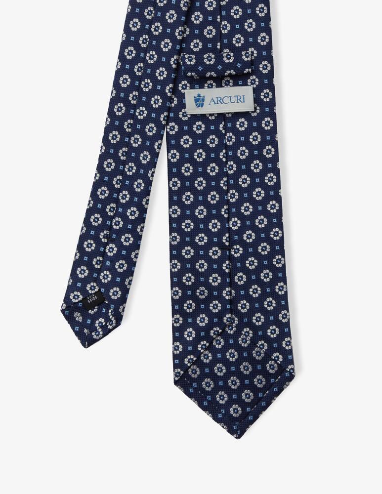 rinascente Arcuri Cravatta 3 pieghe 100% seta fodera tessuto