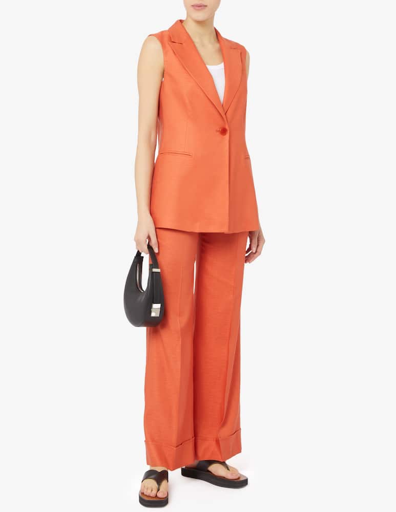 rinascente 24.7 Studio Pantaloni a palazzo con pence Tam