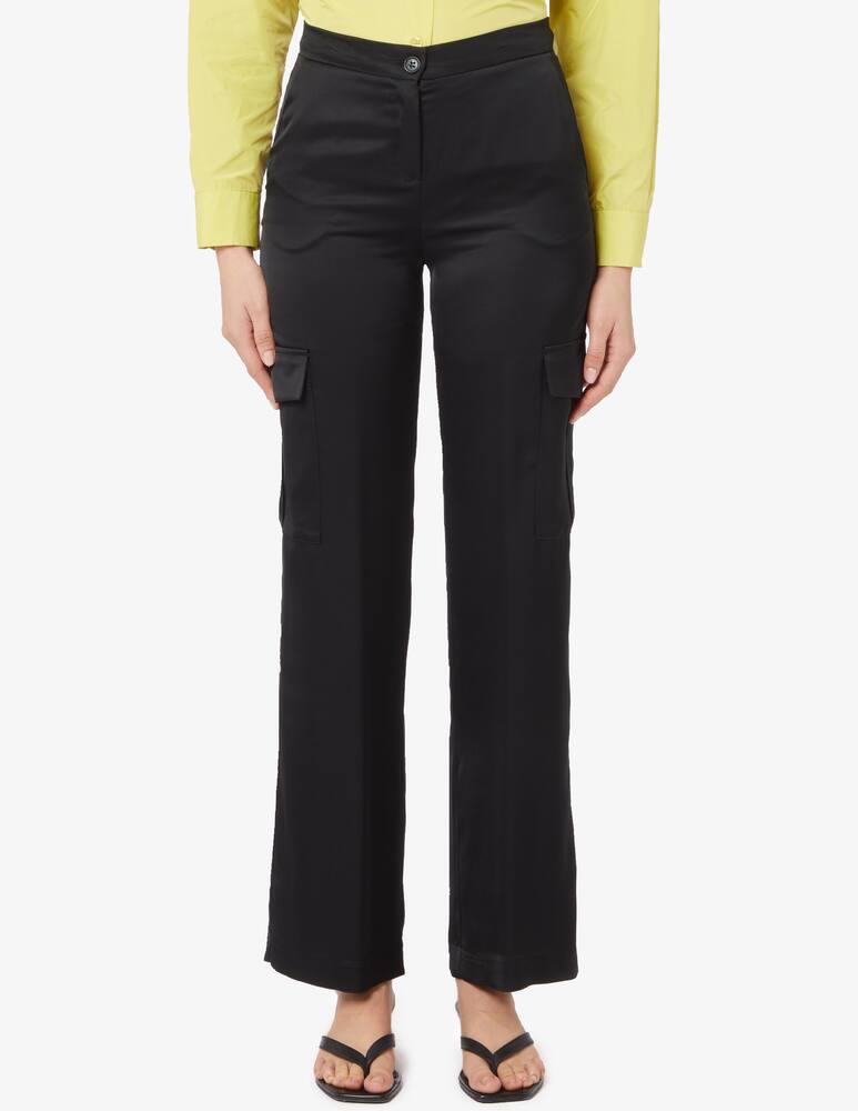 24.7 Studio Pantaloni cargo in viscose - immagine 1 24.7 Studio Pantaloni cargo in viscose - immagine 1