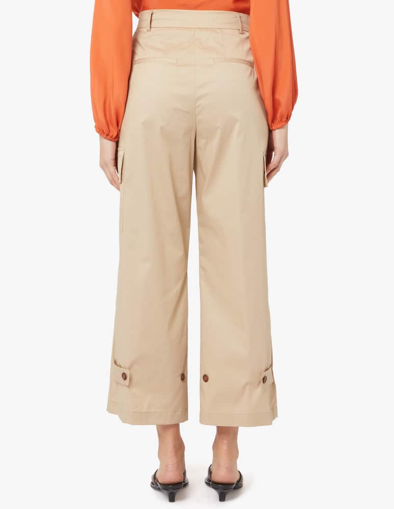 24.7 Studio Pantaloni cargo con pence - immagine 3 24.7 Studio Pantaloni cargo con pence - immagine 3