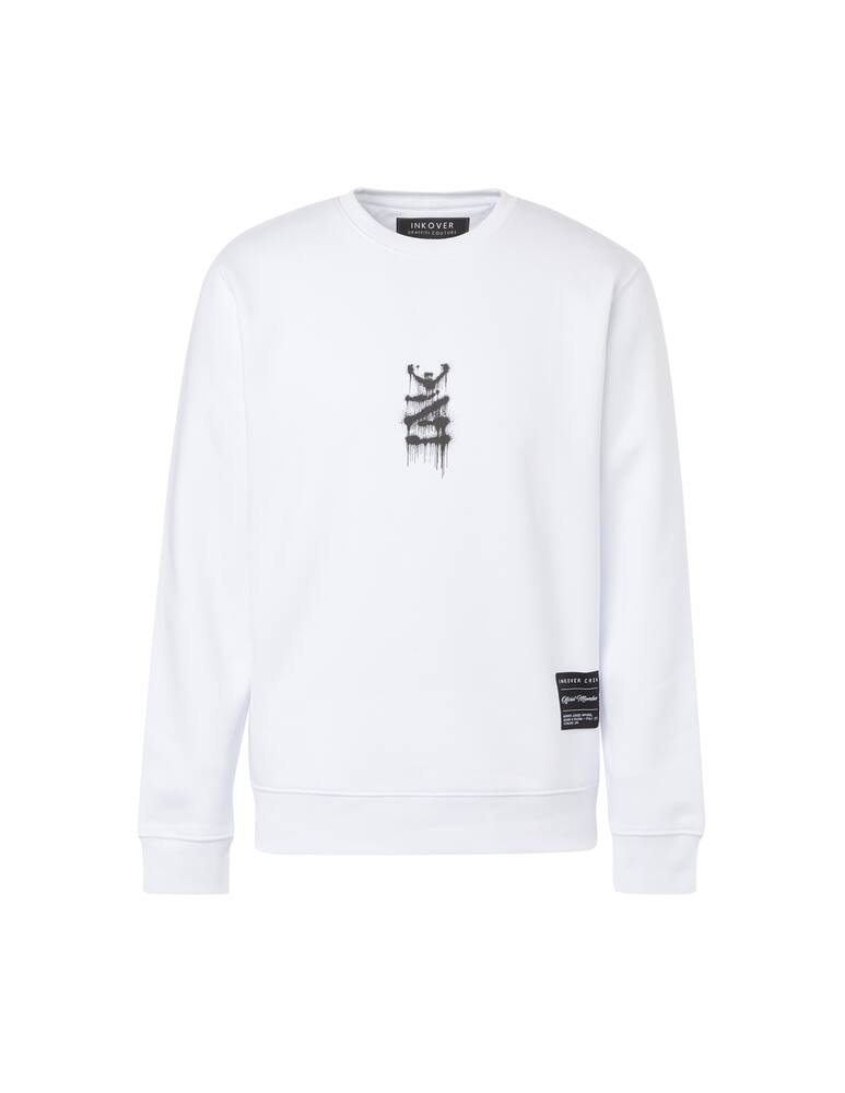rinascente Inkover Printed spray roundneck sweatshirt
