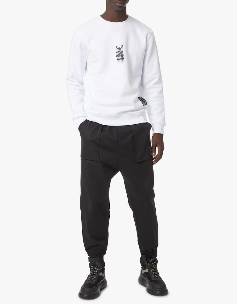 rinascente Inkover Printed spray roundneck sweatshirt