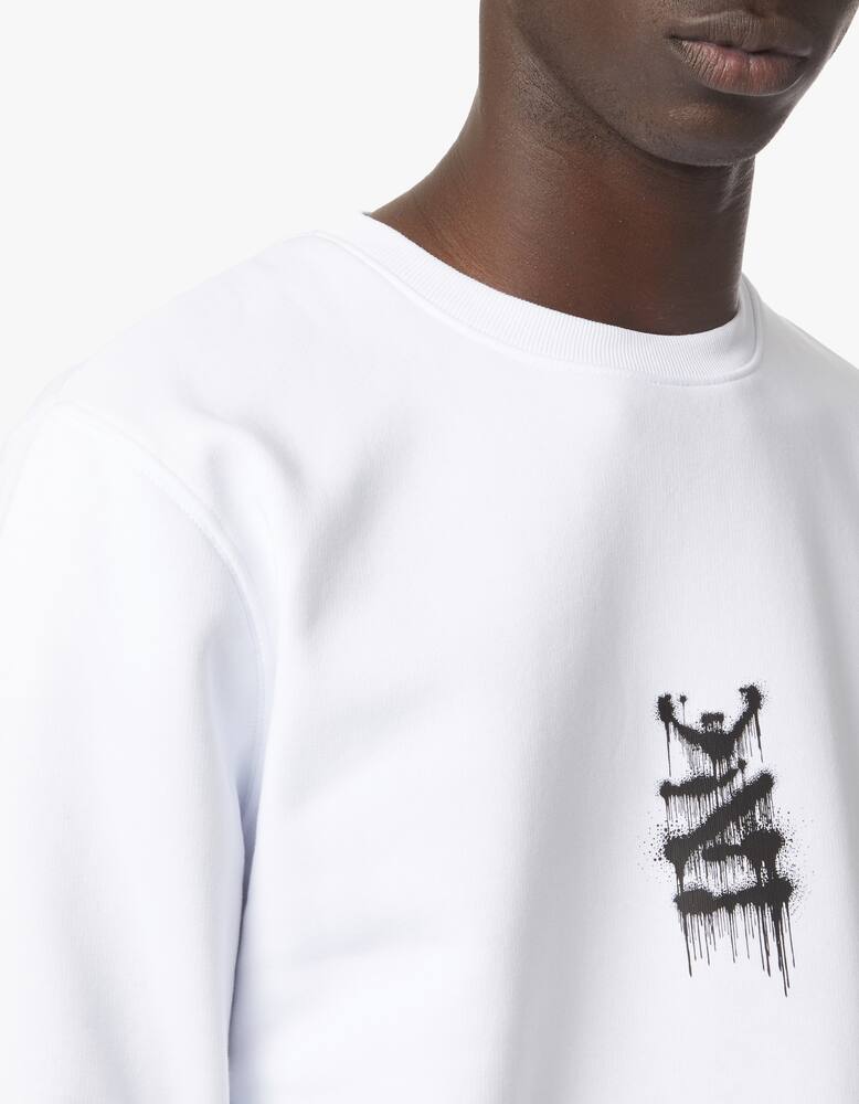 rinascente Inkover Printed spray roundneck sweatshirt