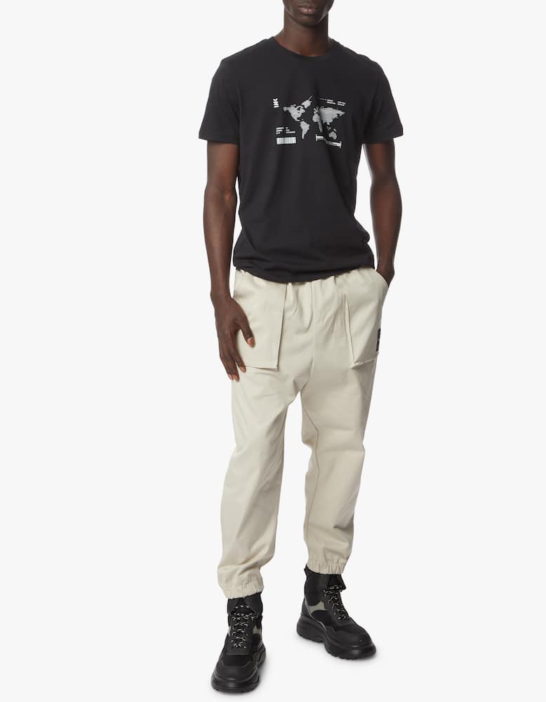 rinascente Inkover Maglietta girocollo mappa geografica