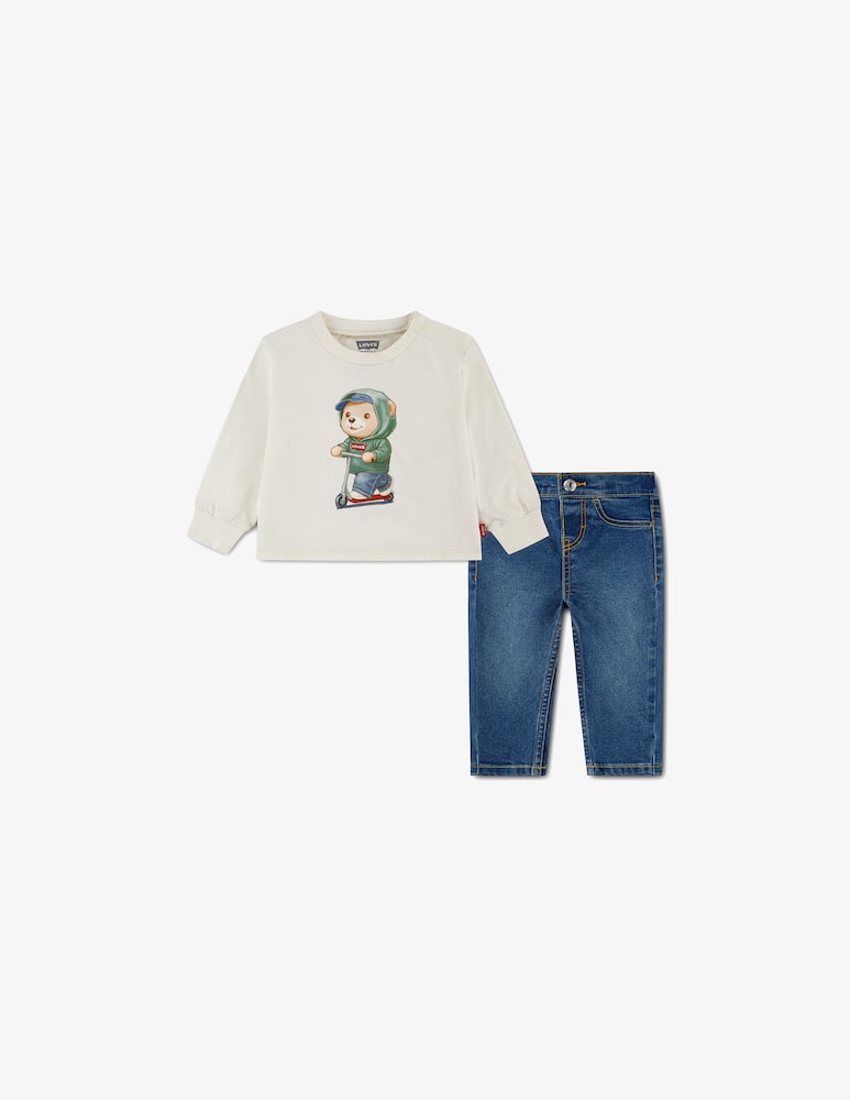 Levi's Set t-shirt e jeans - immagine 1 Levi's Set t-shirt e jeans - immagine 1