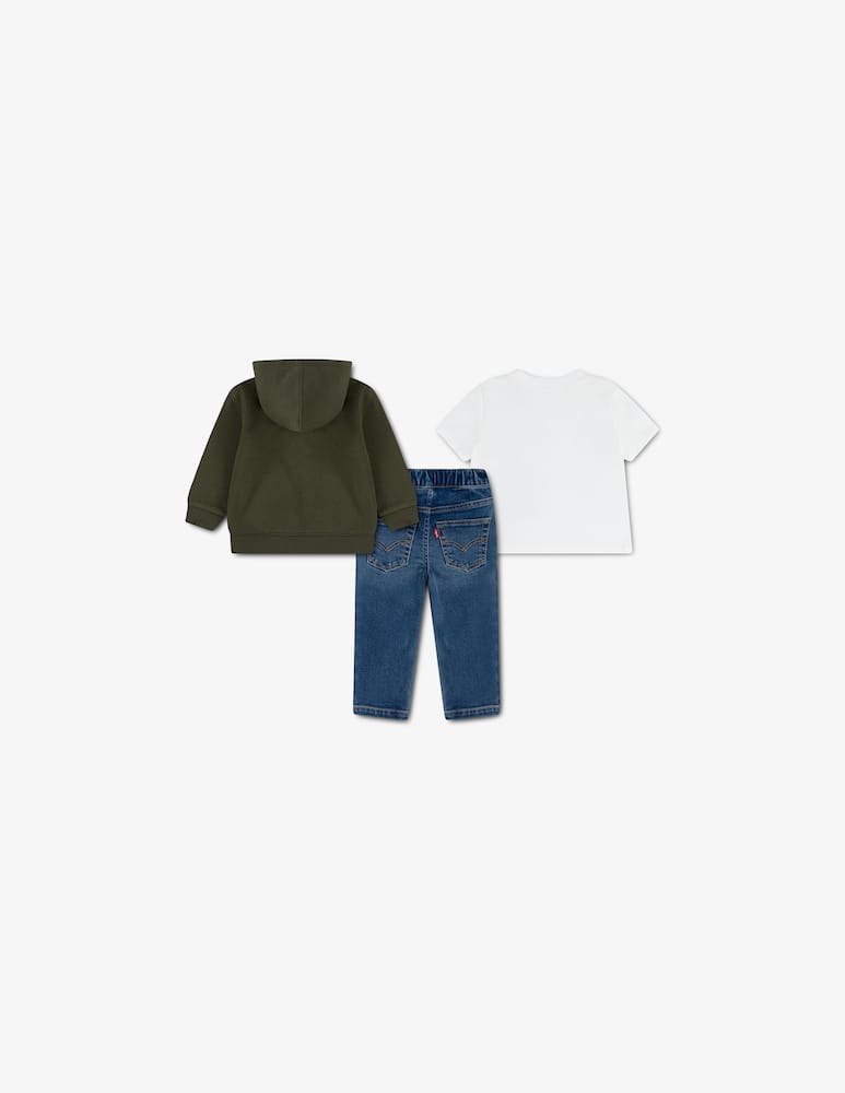 Levi's Set t-shirt, felpa e jeans - immagine 2 Levi's Set t-shirt, felpa e jeans - immagine 2