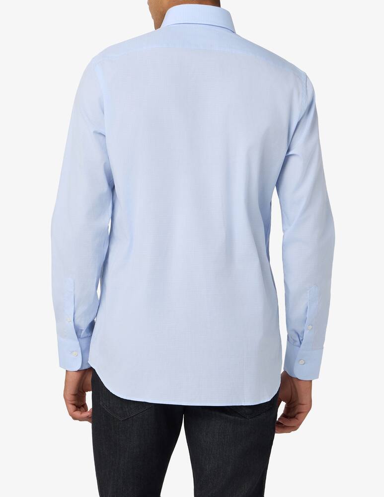 rinascente Sartoria Italiana Camicia microcheck con tasca regular fit