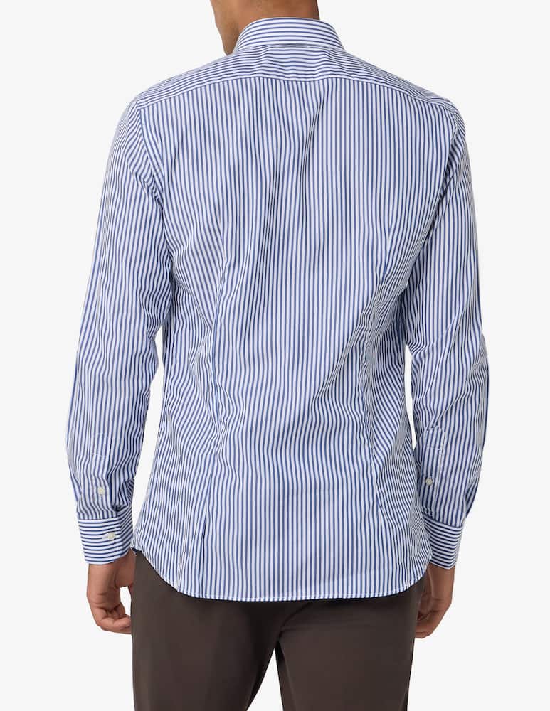 Sartoria Italiana Camicia a righe in popeline di cotone modern fit - immagine 3 Sartoria Italiana Camicia a righe in popeline di cotone modern fit - immagine 3