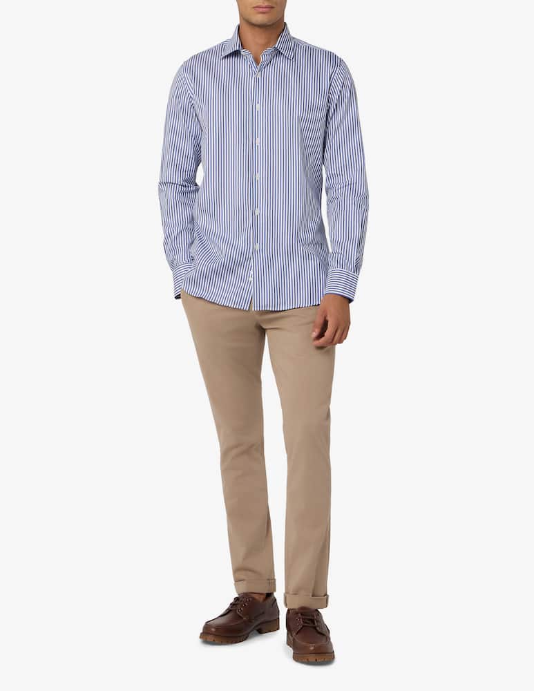 Sartoria Italiana Camicia a righe multi in twill di cotone modern fit - immagine 2 Sartoria Italiana Camicia a righe multi in twill di cotone modern fit - immagine 2