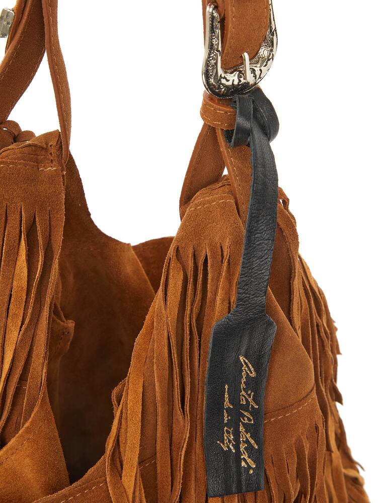 rinascente Anita Bilardi Picasso fringes borsa in pelle 