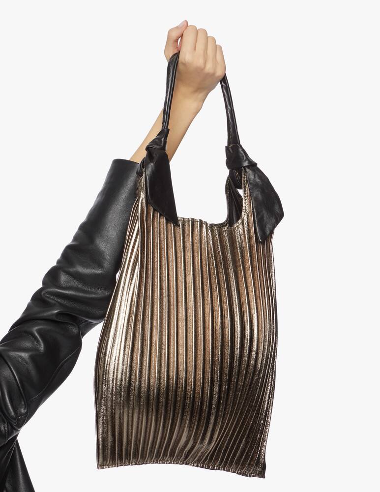 rinascente Anita Bilardi Picasso plisse' borsa in pelle 