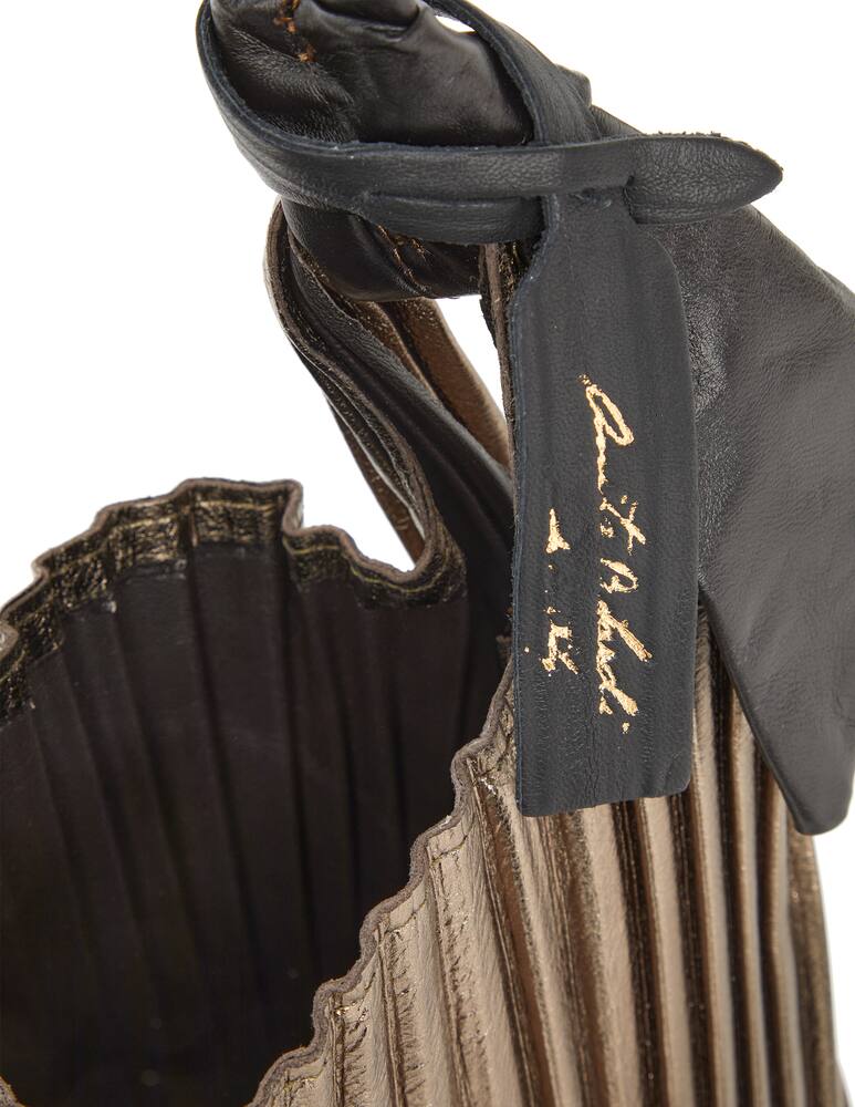 rinascente Anita Bilardi Picasso plisse' borsa in pelle 