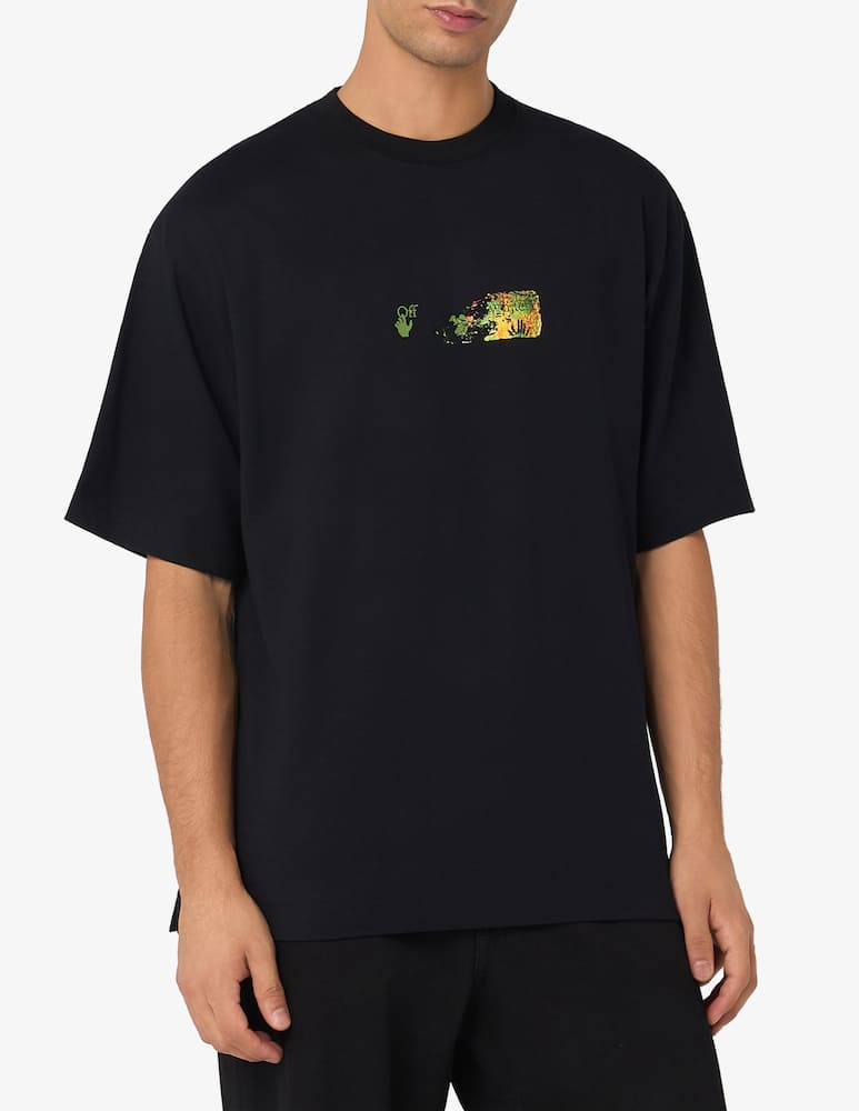 Off-White T-shirt stampa skate - immagine 1 Off-White T-shirt stampa skate - immagine 1