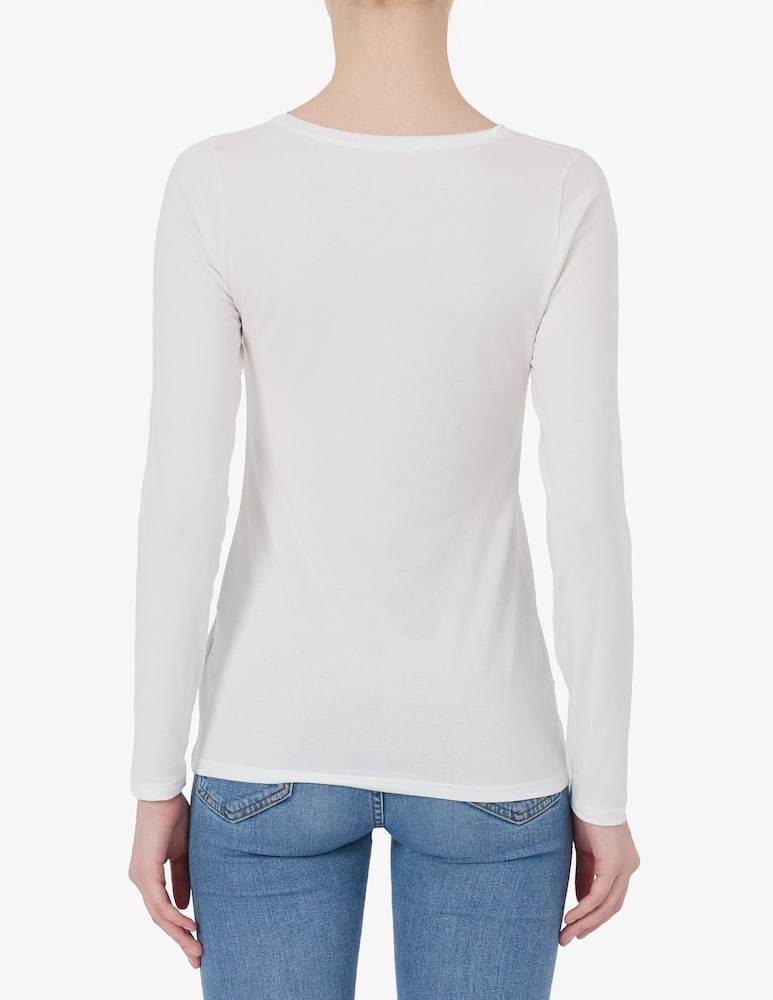 Oroblu Perfect line cotton long sleeve top - picture 3 Oroblu Perfect line cotton long sleeve top - picture 3