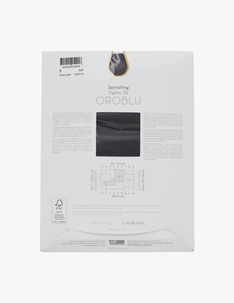 rinascente Oroblu Tights Spiraling