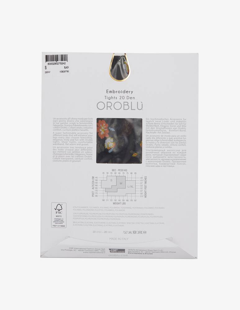 rinascente Oroblu Collant ricamato