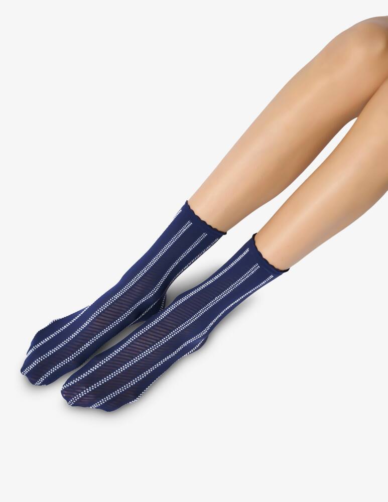 rinascente Oroblu Twins fine motif socks