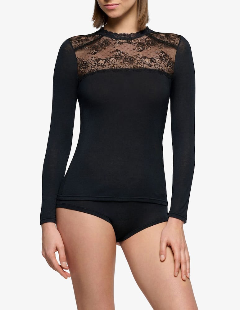 Oroblu Body in cashmere con pizzo - immagine 1 Oroblu Body in cashmere con pizzo - immagine 1