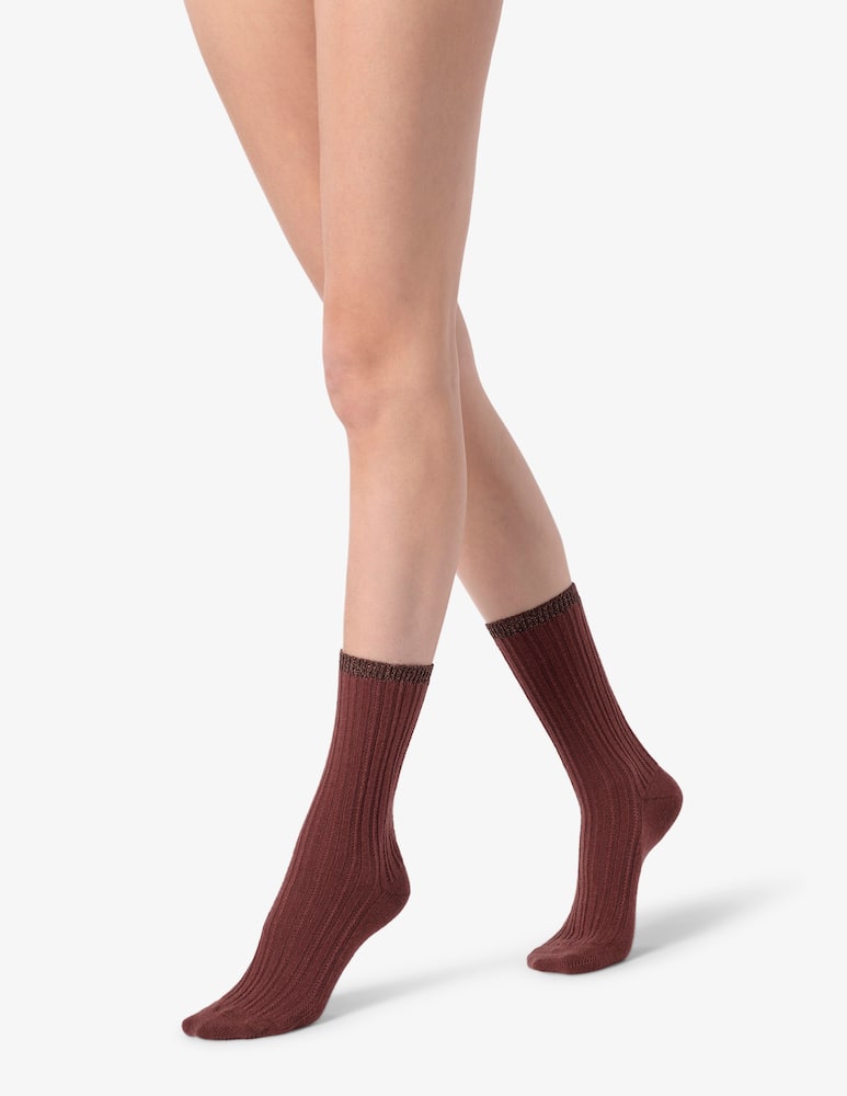 rinascente Oroblu Jasmine ribbed socks